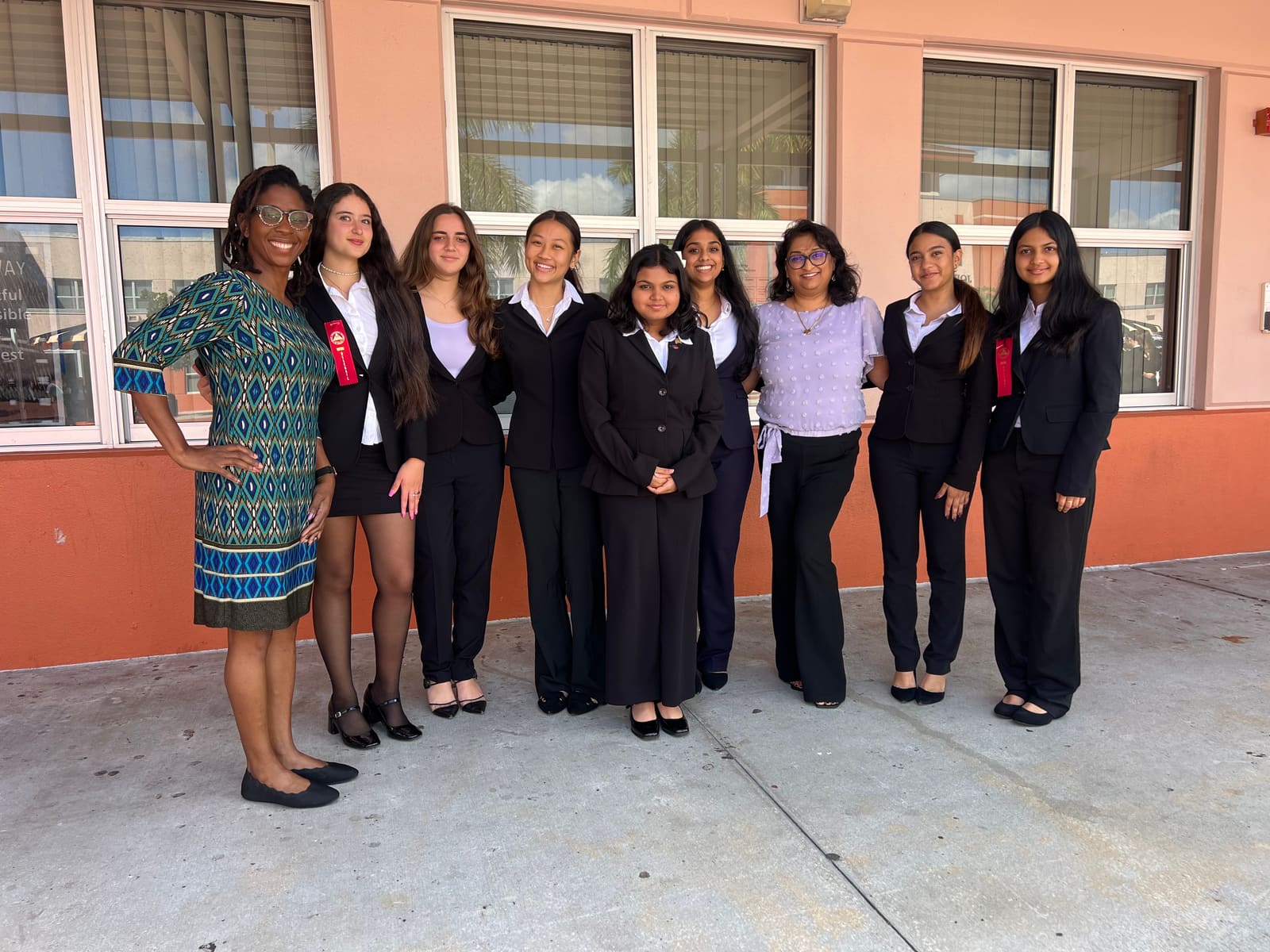 HOSA chapter members at an event