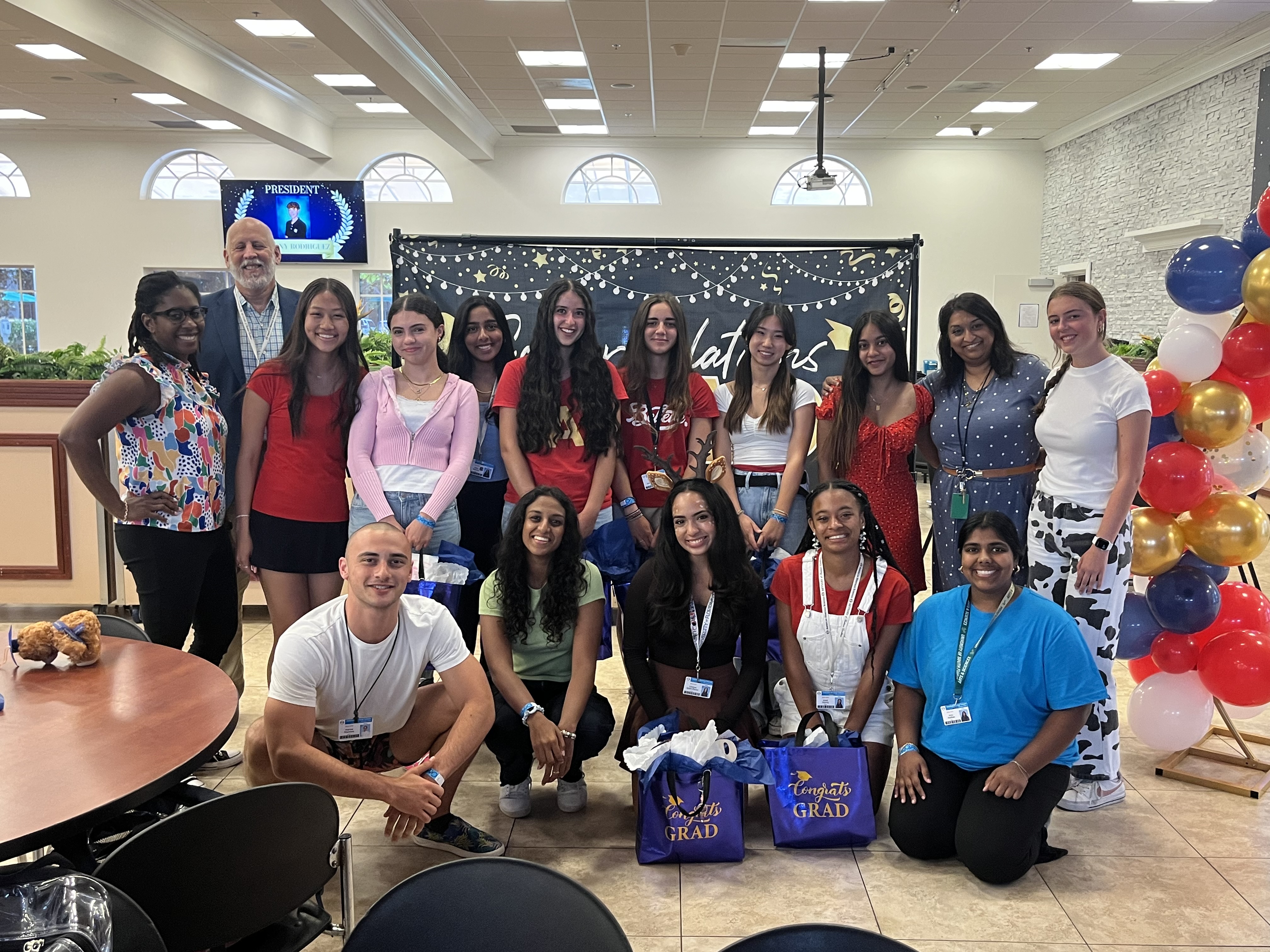 HOSA chapter members at an event