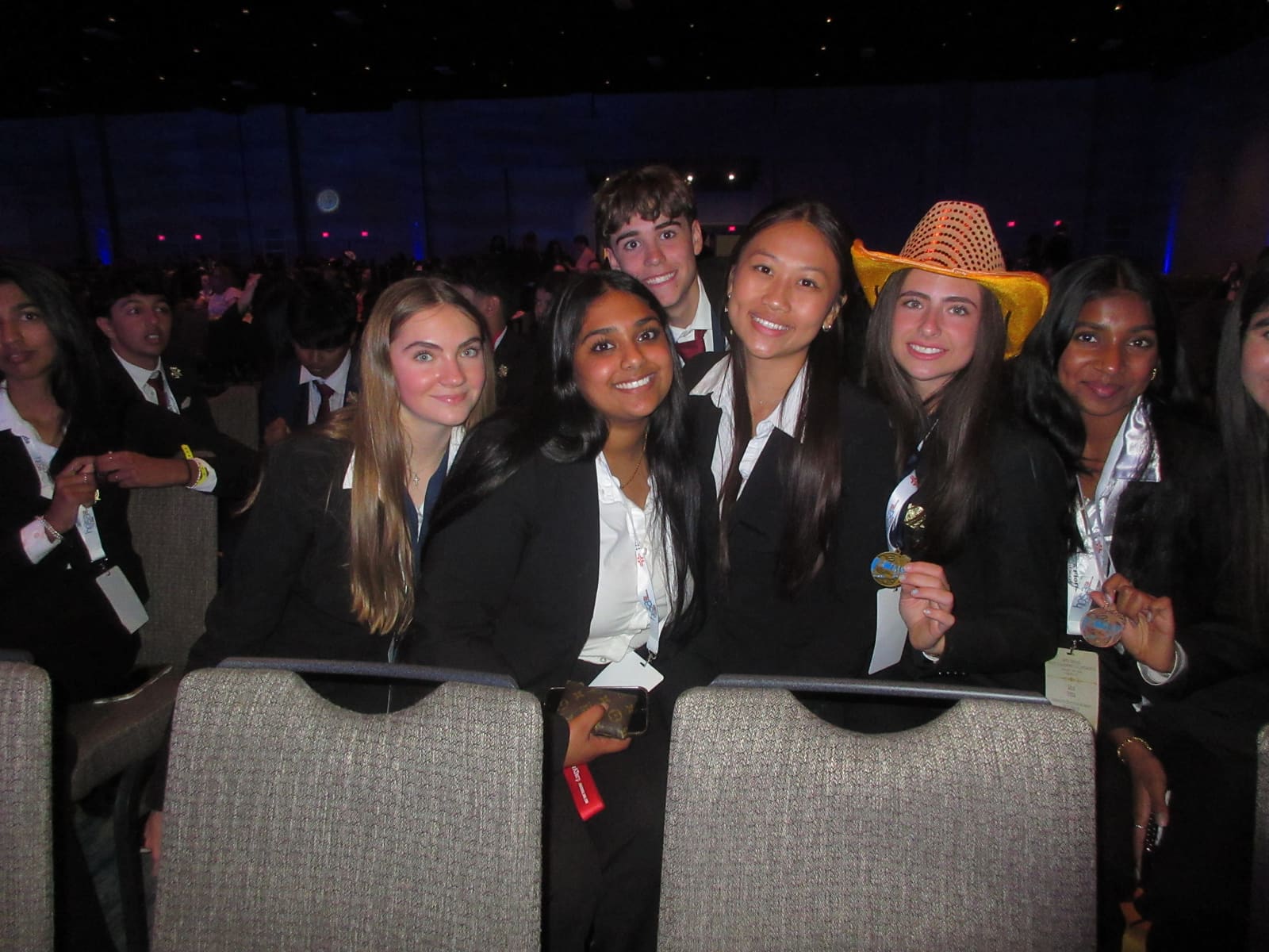 HOSA chapter members at an event