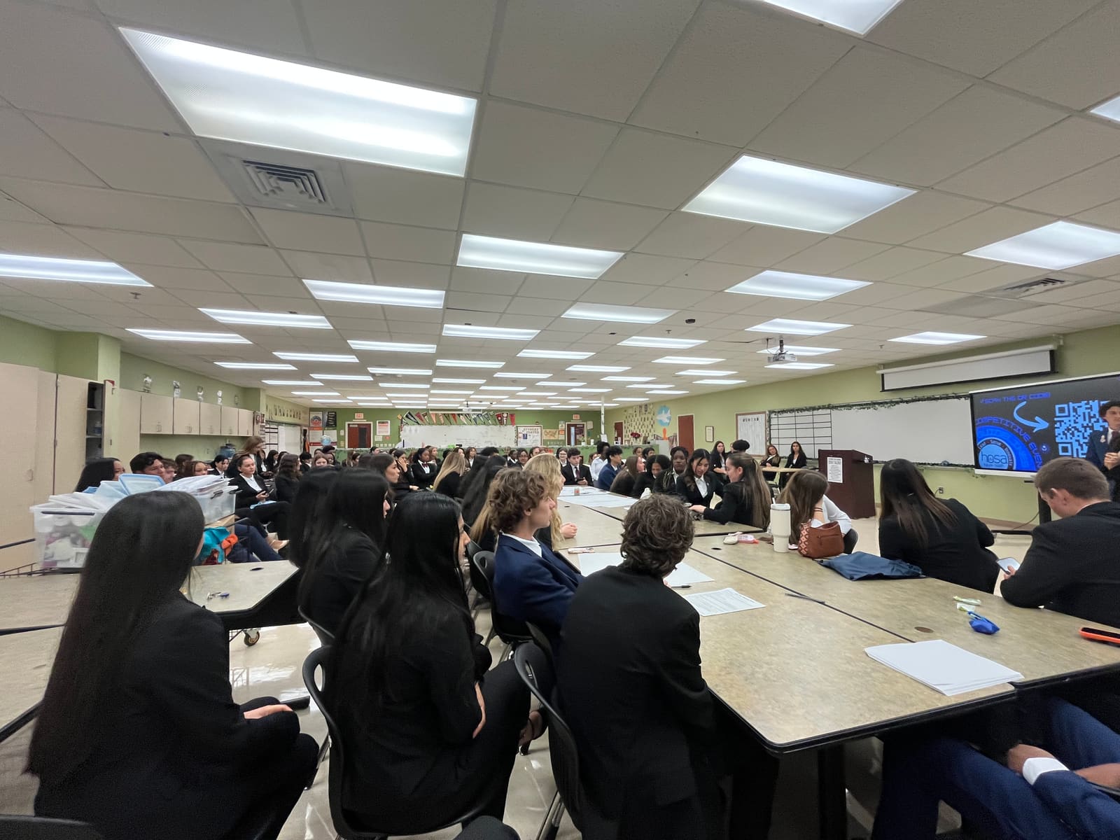 HOSA chapter members at an event