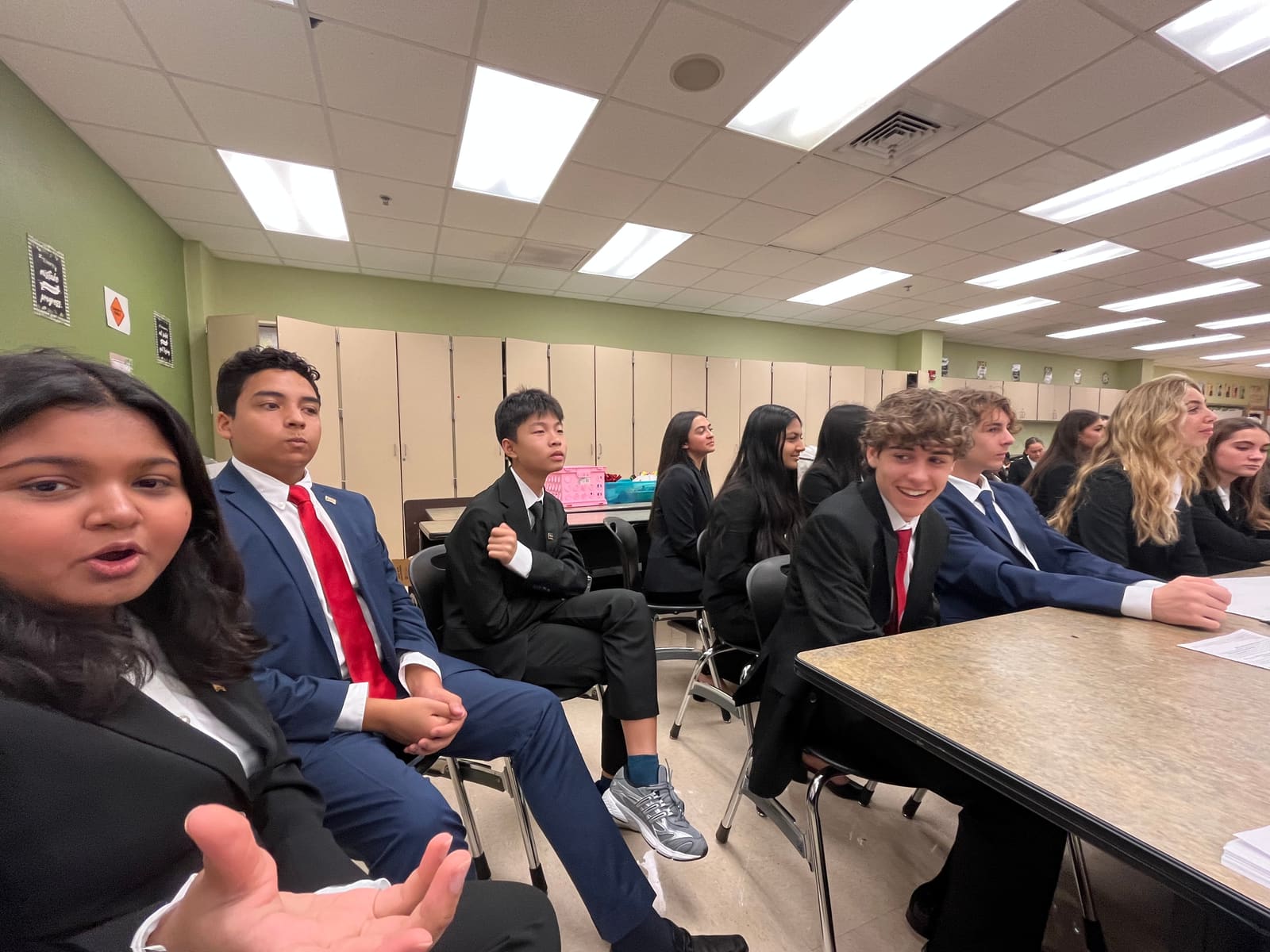 HOSA chapter members at an event