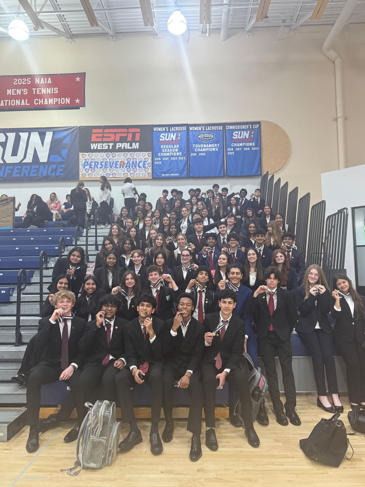 HOSA chapter members at an event