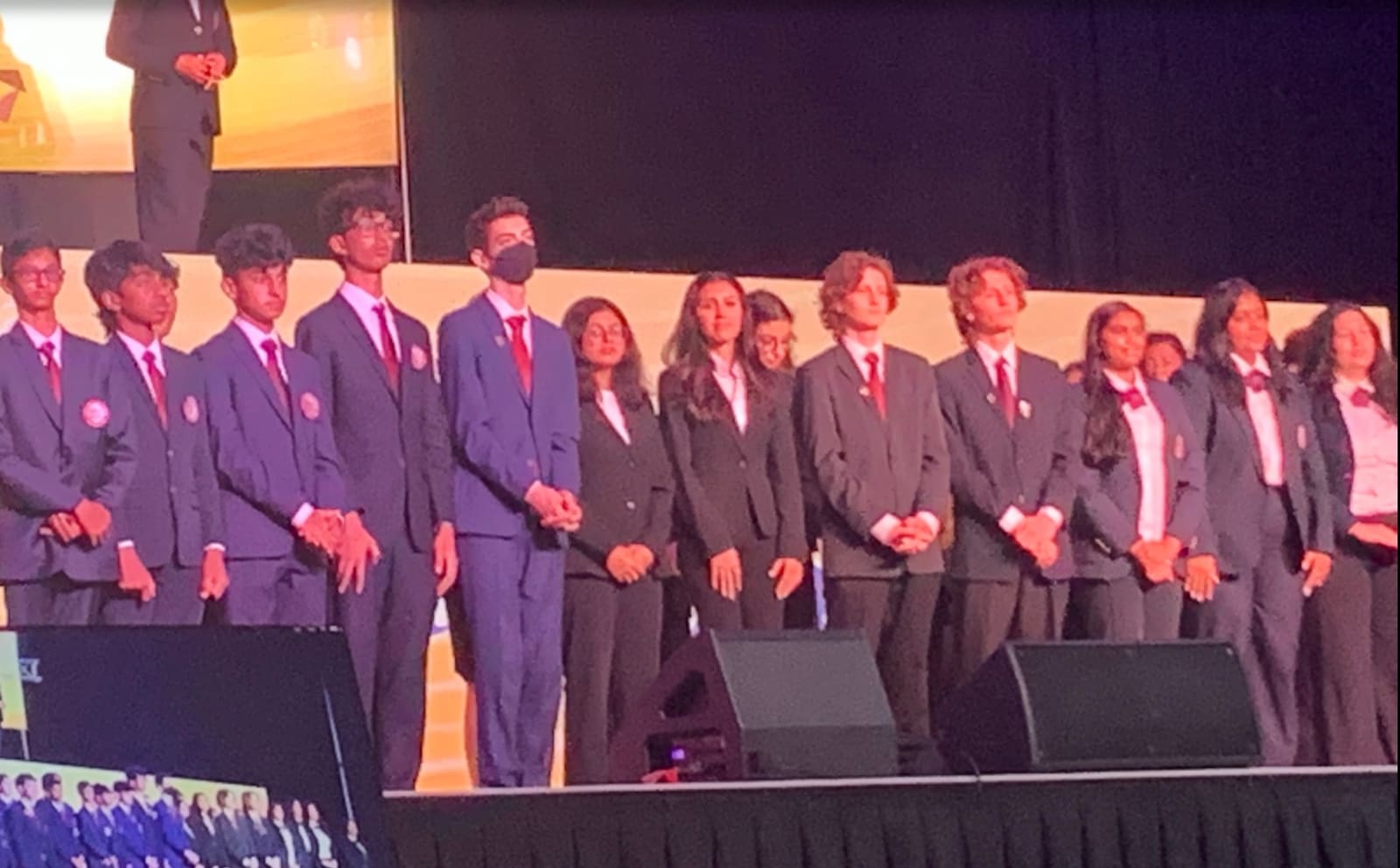 HOSA chapter members at an event