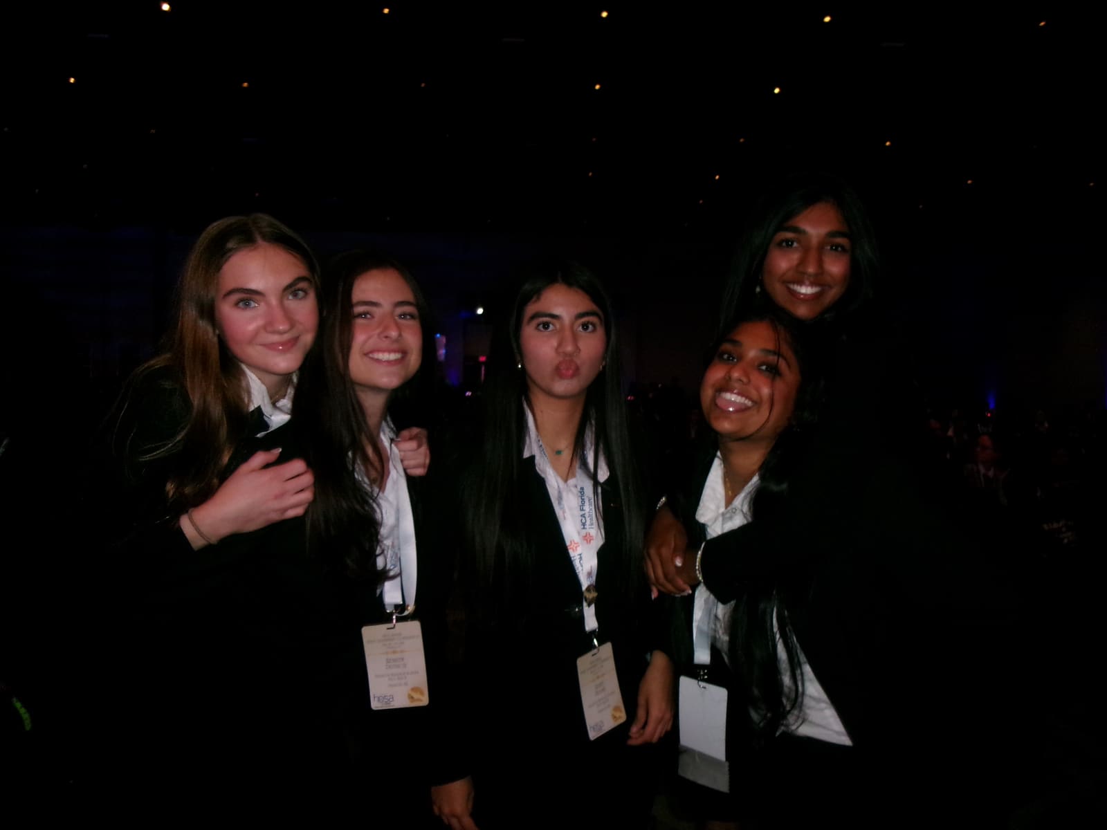 HOSA chapter members at an event