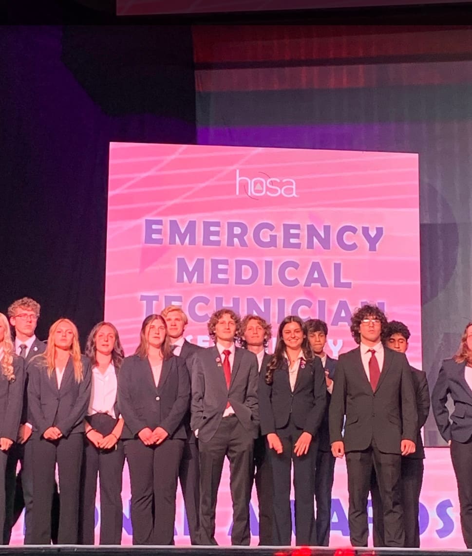 HOSA chapter members at an event