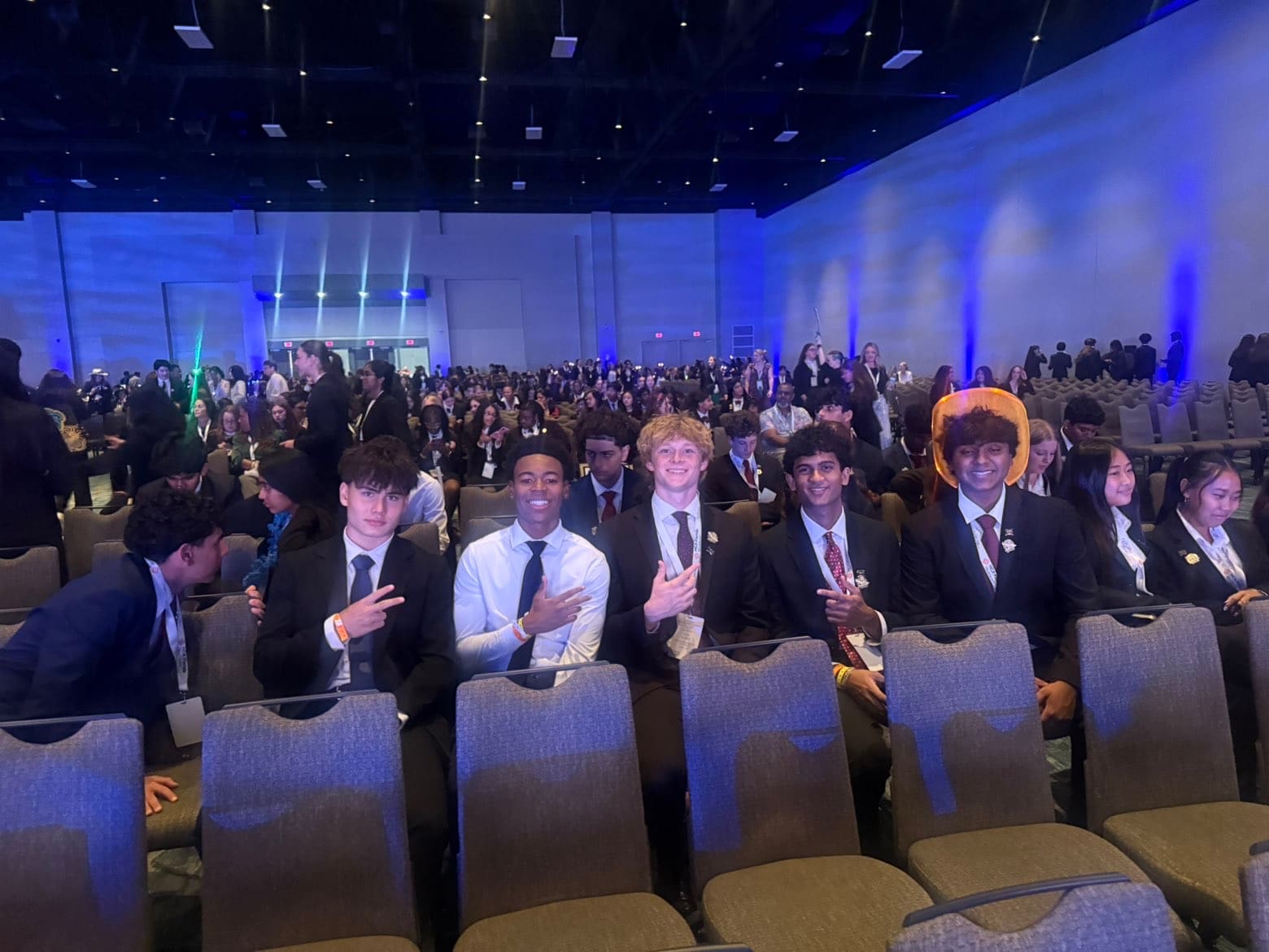 HOSA chapter members at an event